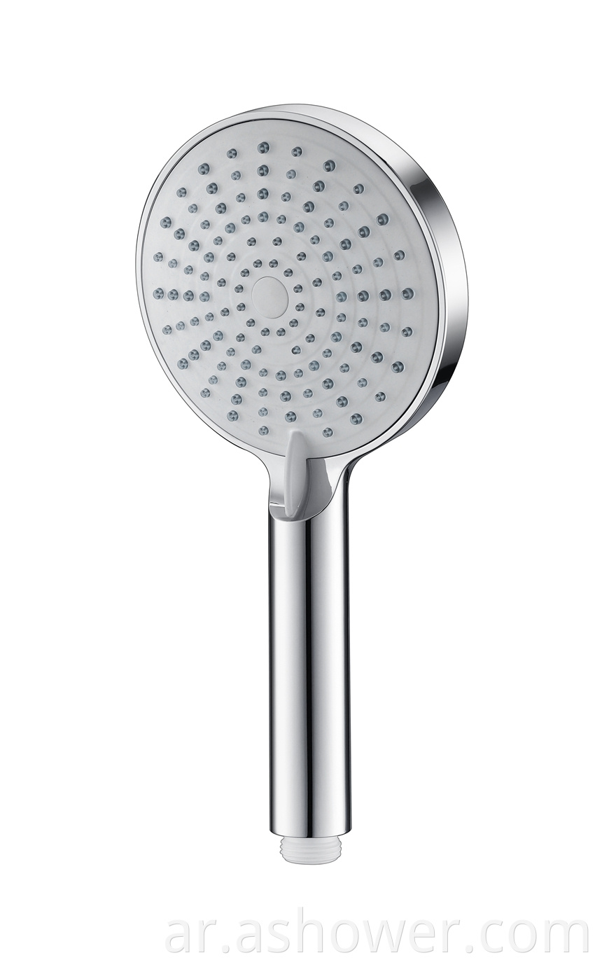 Three Functions Round Hand Shower